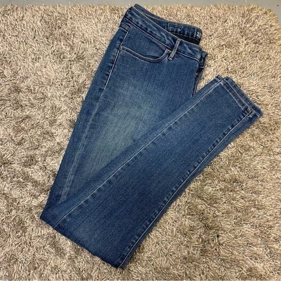 LEVI'S Jegging Stretchy Med Wash Blue Low Rise Skinny Jeans Pants Size 28 X 30 - Picture 8 of 12